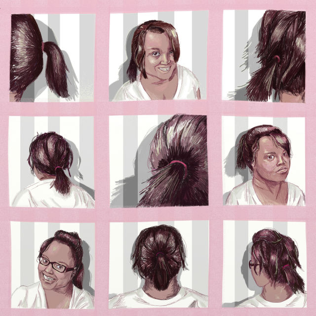 Ponytail illustration