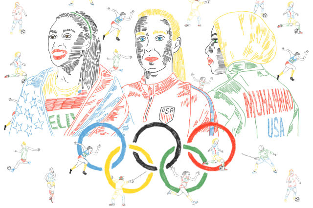 Olympians illustration