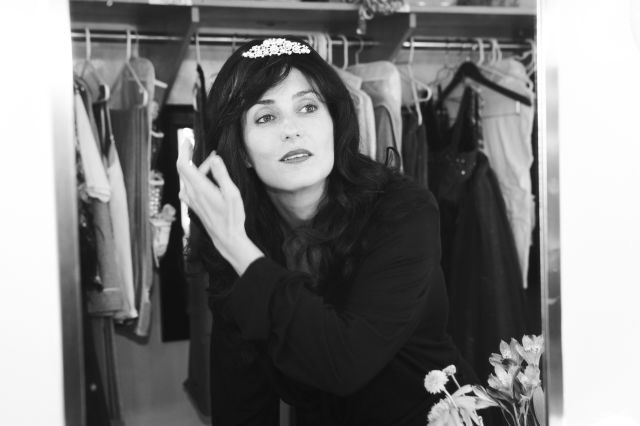 Woman wearing a tiara