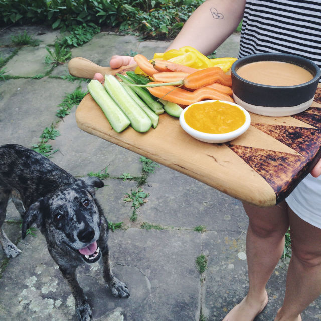 Crudite plate