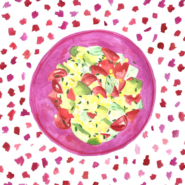 Corn Salad illustration