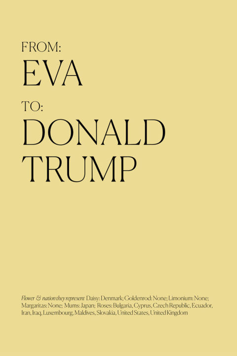Flowers for Trump: Eva