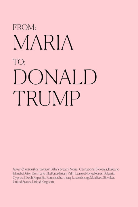 Flowers for Trump: Maria