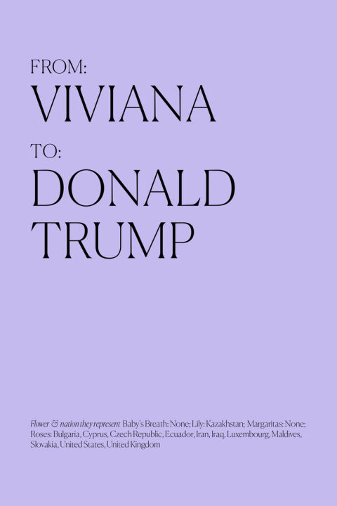 Flowers for Trump: Viviana